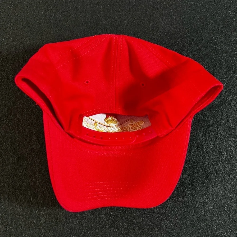 Budweiser Beer Logo Red Snapback Hat Baseball Cap Cotton Adjustable Never Worn